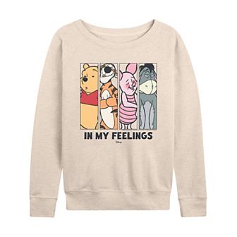 Women's Disney's Winnie The Pooh In My Feelings French Terry Long Sleeve Tee