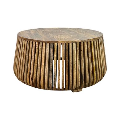 Carolina Chair & Table Slatted Bell Shaped Coffee Table