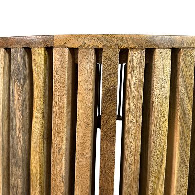 Carolina Chair & Table Slatted Bell Shaped Coffee Table