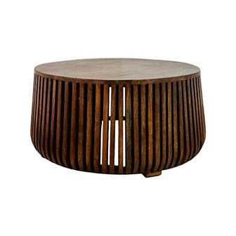 Carolina Chair & Table Slatted Bell Shaped Coffee Table