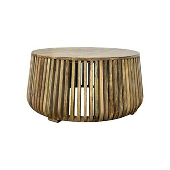 Carolina Chair & Table Slatted Bell Shaped Coffee Table