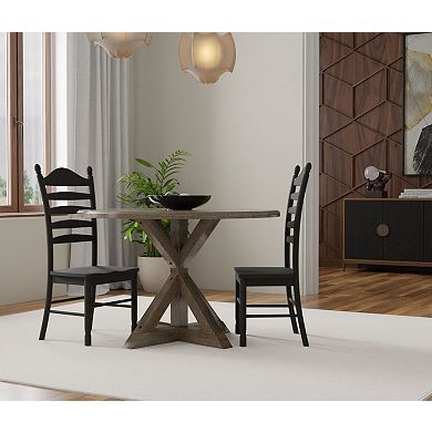 Carolina Chair & Table Diana Trestle Base Round Dining Table