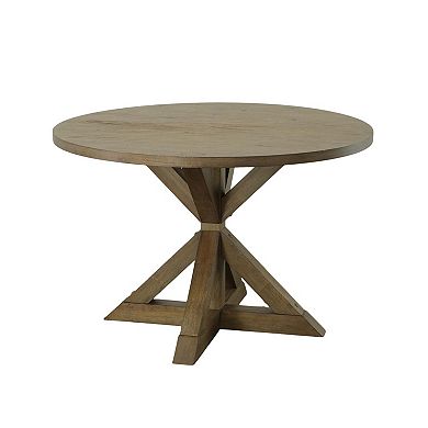 Carolina Chair & Table Diana Trestle Base Round Dining Table