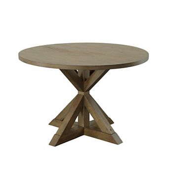 Carolina Chair & Table Diana Trestle Base Round Dining Table