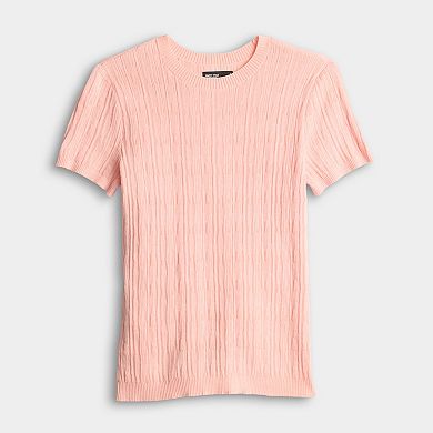 Women's Simply Vera Vera Wang Crewneck Sweater Tee