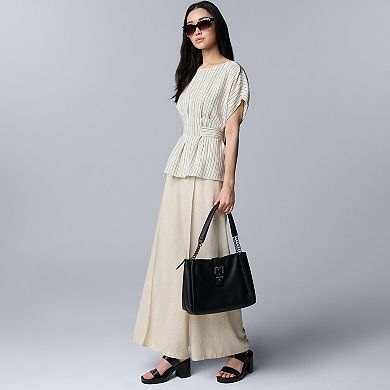 Women's Simply Vera Vera Wang Tie Waist Blouse