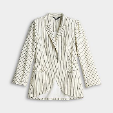 Women's Simply Vera Vera Wang Cinched Slim Blazer