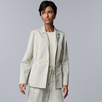 Petite Simply Vera Vera Wang Cinched Slim Blazer
