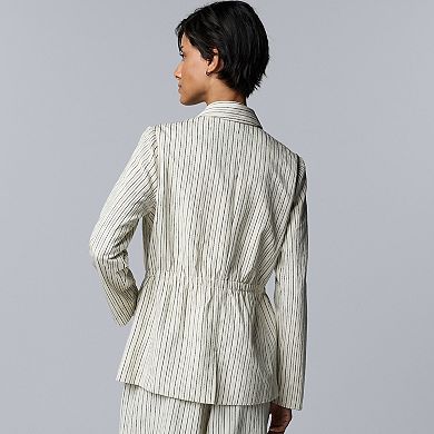 Petite Simply Vera Vera Wang Cinched Slim Blazer