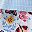 Butterfly Damask White
