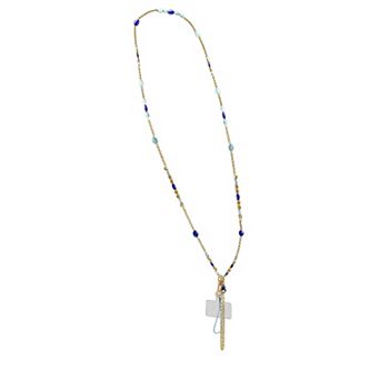 Emberly Beaded Crossbody & Wristlet Chain Phone Holder