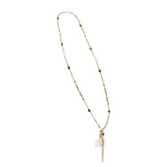 Emberly Beaded Crossbody & Wristlet Chain Phone Holder