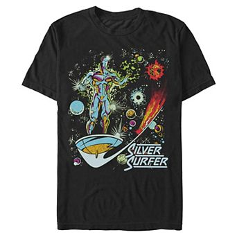 Men's Marvel Fantastic Four Silver Surfer Graphic Tee