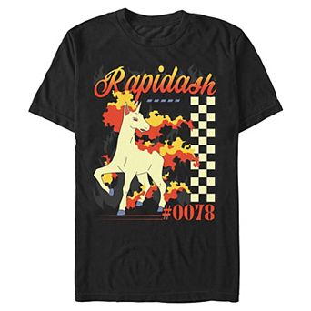 Men's Pokémon Rapidash #78 Graphic Tee