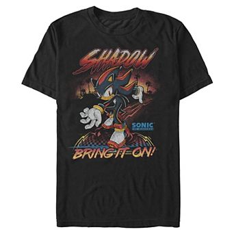 Men's Sonic The Hedgehog Shadow Graphic Tee