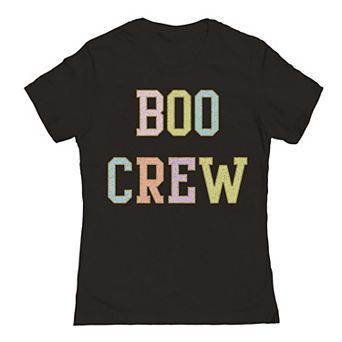 Women's Rainbow Boo Crew Graphic Tee