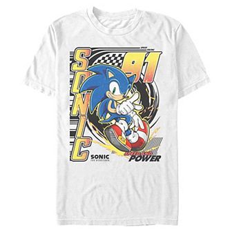 Men's Sonic The Hedgehog Speed & Power Graphic Tee