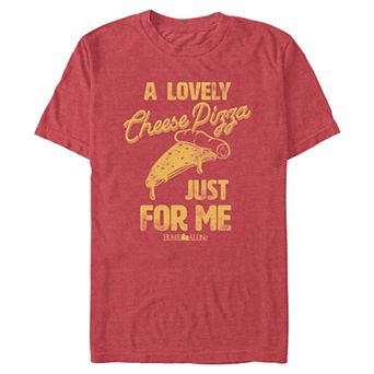 Men's Home Alone A Lovely Cheese Pizza Graphic Tee