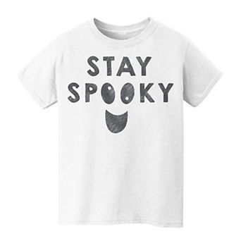 Kids 8-20 Stay Spooky Googly Eyes Graphic Tee