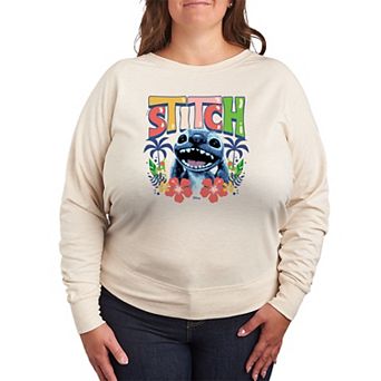 Plus Size Disney's Lilo & Stitch Live Action French Terry Long Sleeve Tee