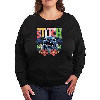 Plus Size Disney's Lilo & Stitch Live Action French Terry Long Sleeve Tee