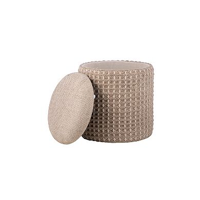 Carolina Chair & Table Handwoven Fabric Storage Ottoman