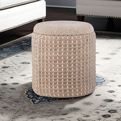 Carolina Chair & Table Handwoven Fabric Storage Ottoman