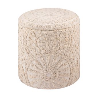 Carolina Chair & Table Handwoven Fabric Storage Ottoman