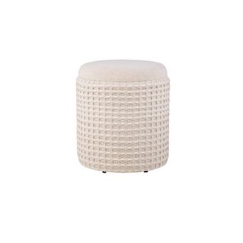 Carolina Chair & Table Handwoven Fabric Storage Ottoman