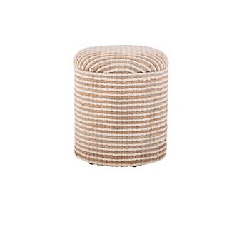 Carolina Chair & Table Handwoven Fabric Storage Ottoman