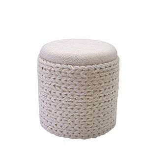 Carolina Chair & Table Handwoven Fabric Storage Ottoman