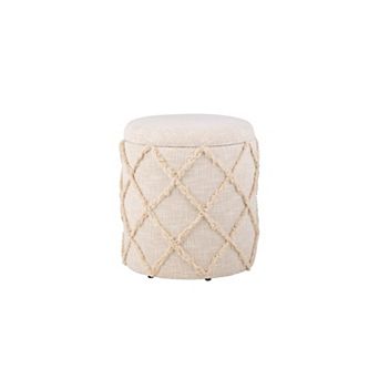 Carolina Chair & Table Handwoven Fabric Storage Ottoman