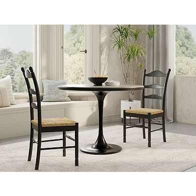 Carolina Chair & Table Alden Wood Top Large Round Dining Table