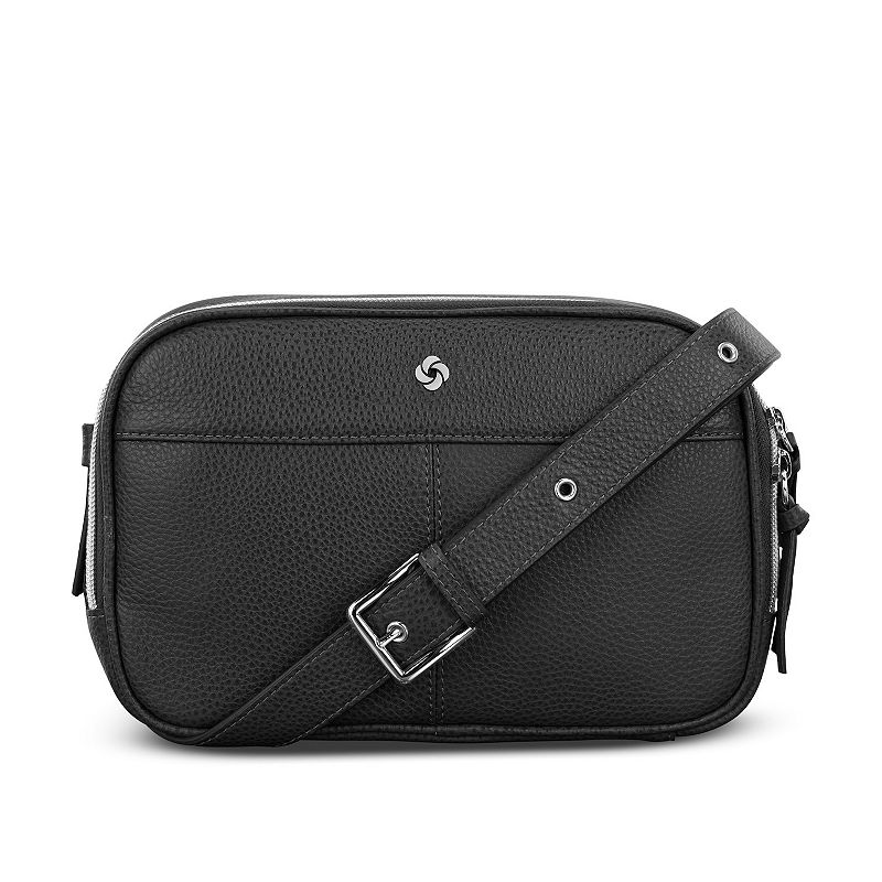 Samsonite Mobile Solution 2 Leather Crossbody Bag, Black