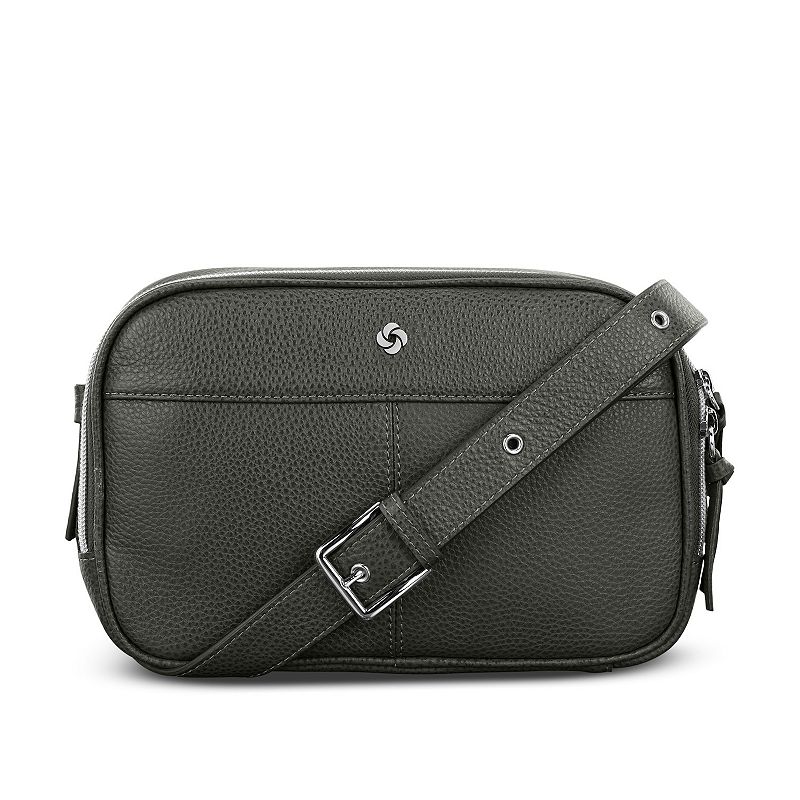 Samsonite Mobile Solution 2 Leather Crossbody Bag, Green