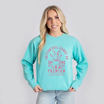 Cottontail Candy Premium Chocolate - Women's Lightweight Garment Dyed Sweatshirt