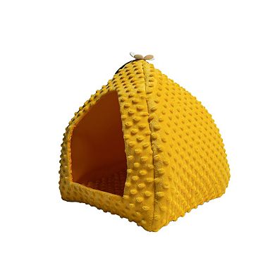Meow Dimpled Flower Pet Hut