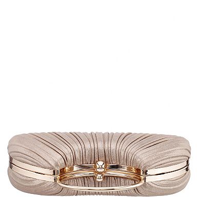 N by Nina Zaylee Top Handle Pleated Clutch