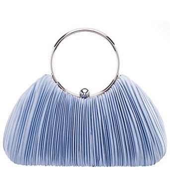 N by Nina Zaylee Top Handle Pleated Clutch