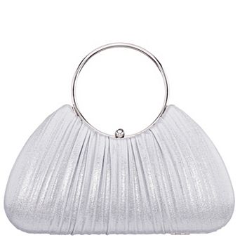 N by Nina Zaylee Top Handle Pleated Clutch