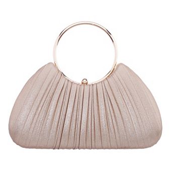 N by Nina Zaylee Top Handle Pleated Clutch