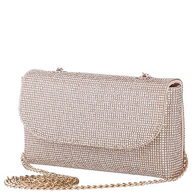 N by Nina Syndi All Over Rhinestone Crossbody Bag