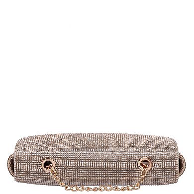 N by Nina Syndi All Over Rhinestone Crossbody Bag