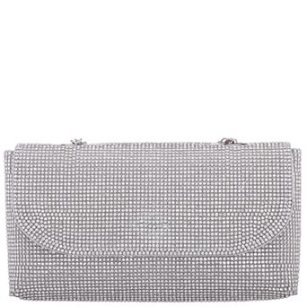 N by Nina Syndi All Over Rhinestone Crossbody Bag