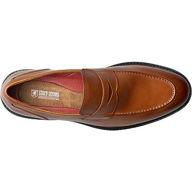 Stacy Adams Hayes Men's Moc Toe Penny Slip-On Loafers