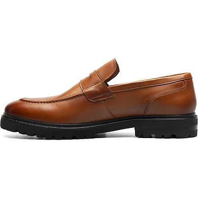 Stacy Adams Hayes Men's Moc Toe Penny Slip-On Loafers