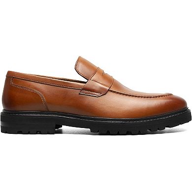 Stacy Adams Hayes Men's Moc Toe Penny Slip-On Loafers