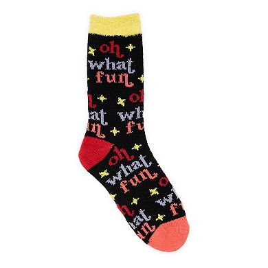 Women's MUK LUKS Holiday Double Layer Socks