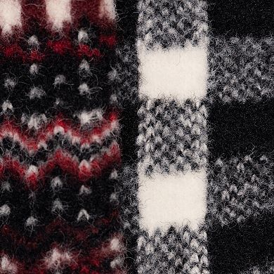 Women's MUK LUKS 2-Pack Sweater Crew Socks