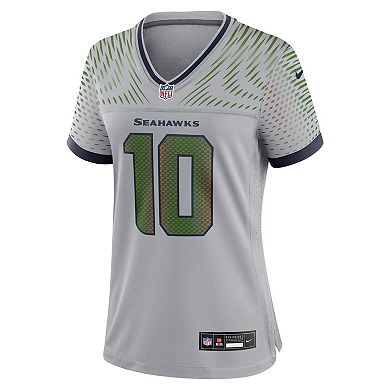 Women's Nike Cooper Kupp Wolf Gray Seattle Seahawks 2025 Rivalries Collection Game Jersey